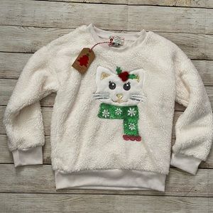 Poof! Girl Fuzzy Christmas Sweater